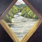 Covered Bridge Portal, 2022, Oil on Canvas, 20 x 16 inches, $650.00