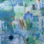 Flowing, 2026 Mixed Media on Canvas 30 x 24" $2000