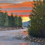 Overflowing with Love, 2023 Oil on Canvas 20x16” $950