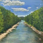 River Less Travelled, 2023 Oil on Canvas 16 x 20” $950