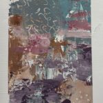 Purple Rain, 2026, Acrylic on Paper, 9-1/2 x 6”, $30